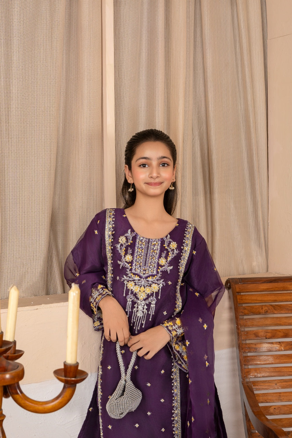 Khayat Stitched Festive Kids Collection'2025-Royal Amethyst