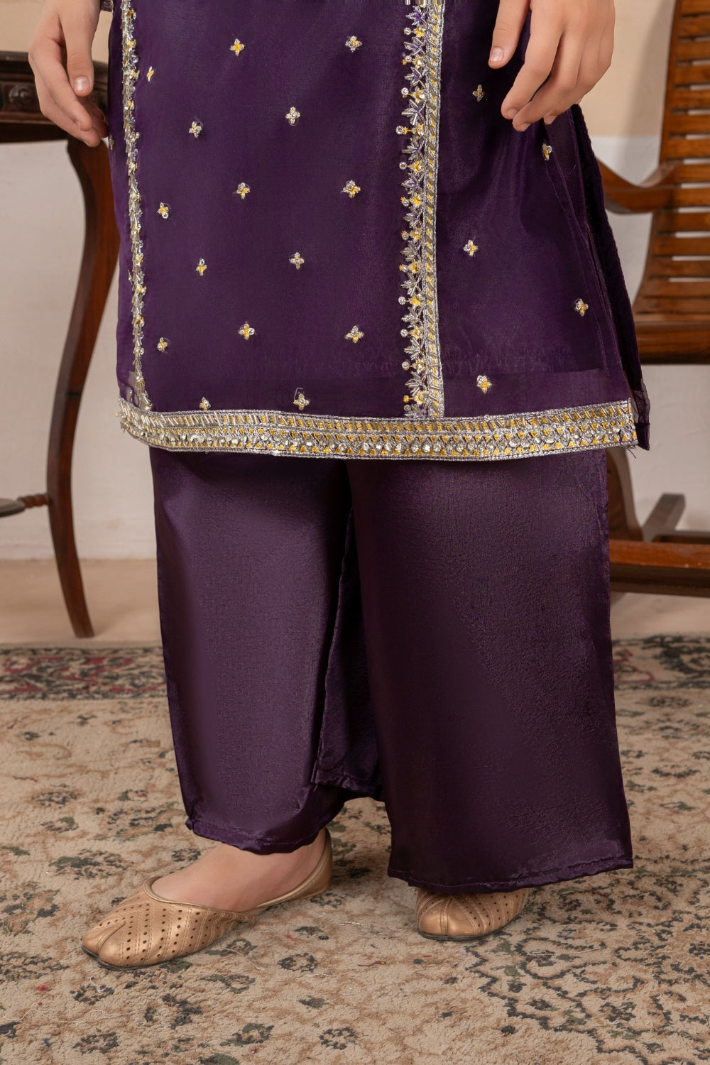 Khayat Stitched Festive Kids Collection'2025-Royal Amethyst