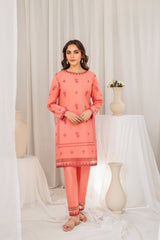 Zoya Zafar Stitched 2 Piece Cotton Collection'2025-Loom & Luxe