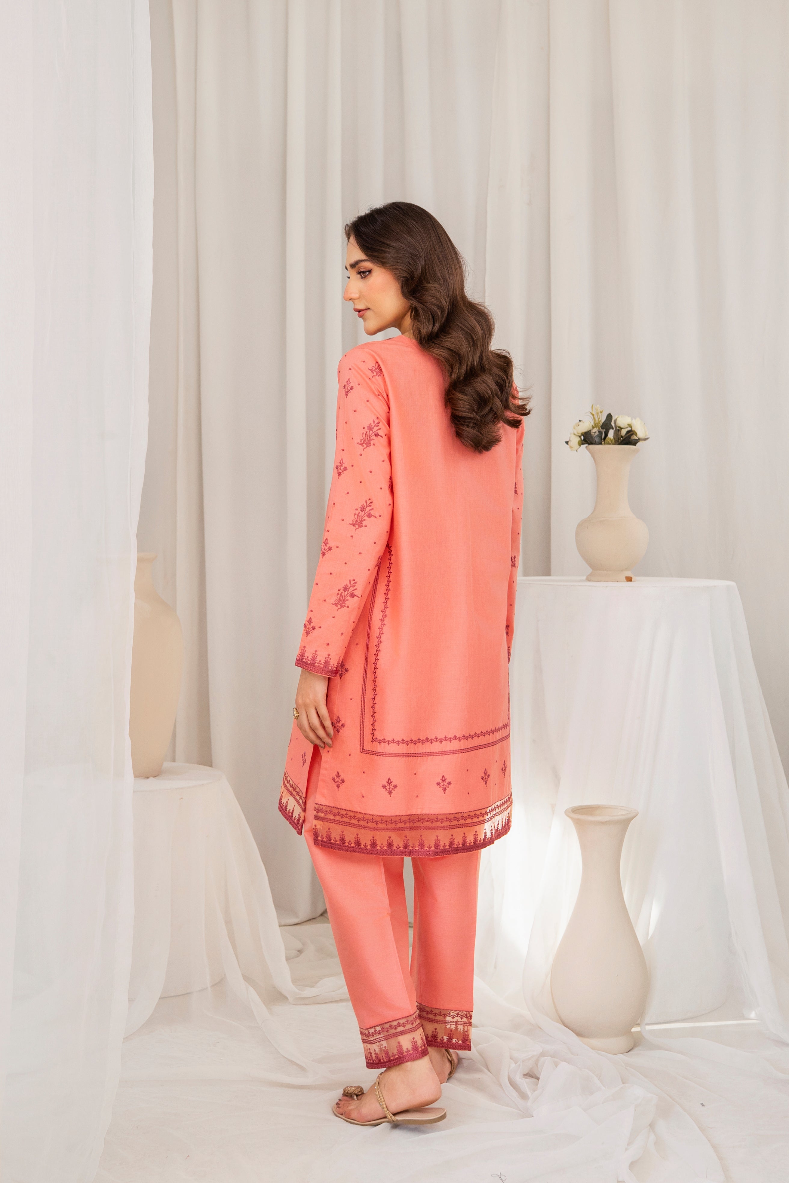 Zoya Zafar Stitched 2 Piece Cotton Collection'2025-Loom & Luxe