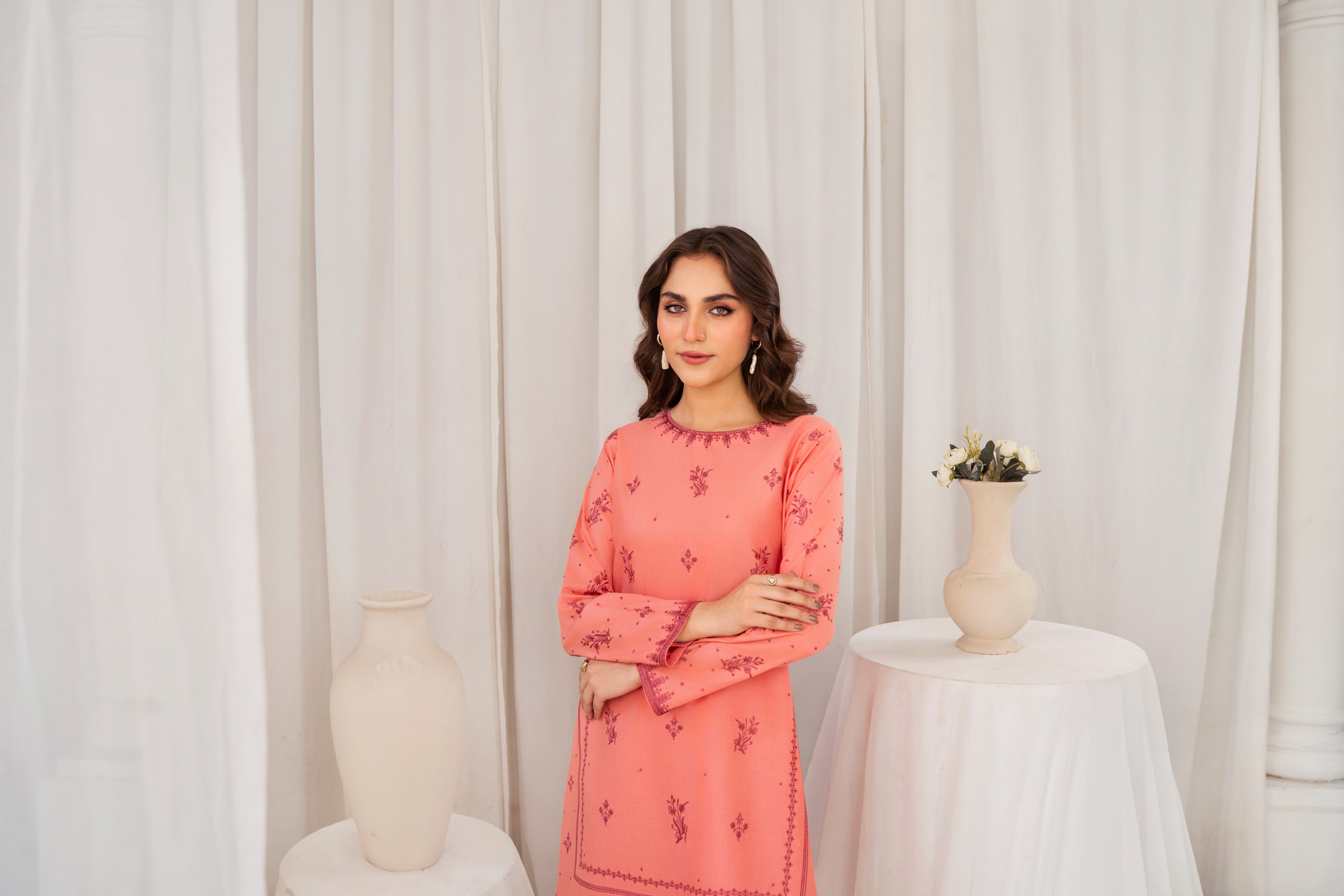 Zoya Zafar Stitched 2 Piece Cotton Collection'2025-Loom & Luxe