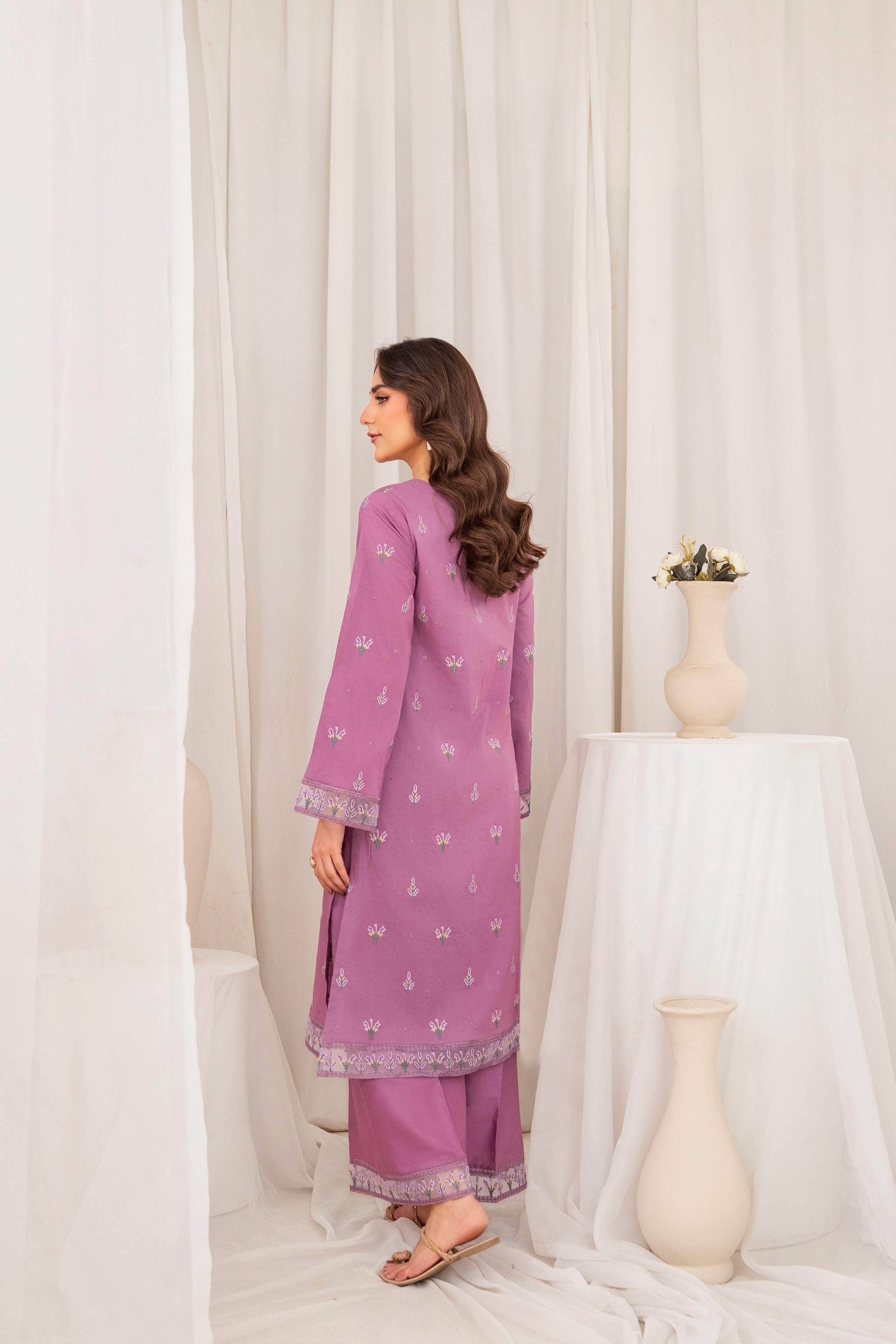 Zoya Zafar Stitched 2 Piece Cotton Collection'2025-ZELLBURY LONG KURTA SET