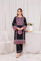 Zoya Zafar Stitched 2 Piece Cotton Collection'2025-Satrangi Sindh
