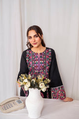 Zoya Zafar Stitched 2 Piece Cotton Collection'2025-Satrangi Sindh