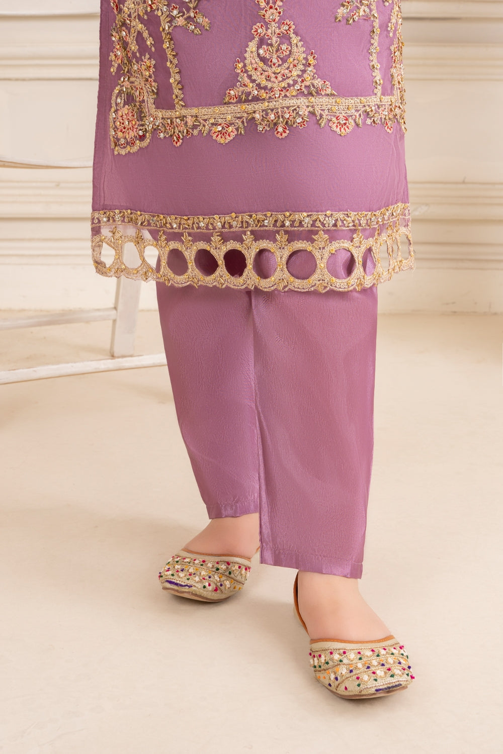 Khayat Stitched 3 Piece Formals Kids Collection'2025-Lilac