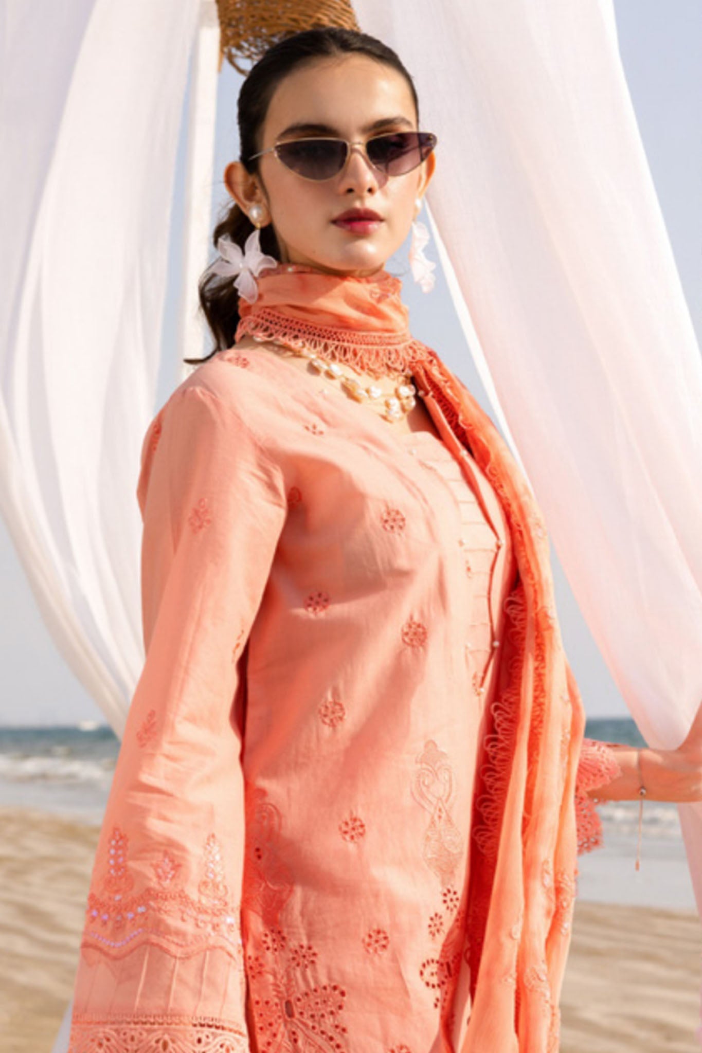 Tehzeeb By Riaz Arts Unstitched 3 Piece Emb Chikankari Lawn Vol-03 Collection'2025-TL-426