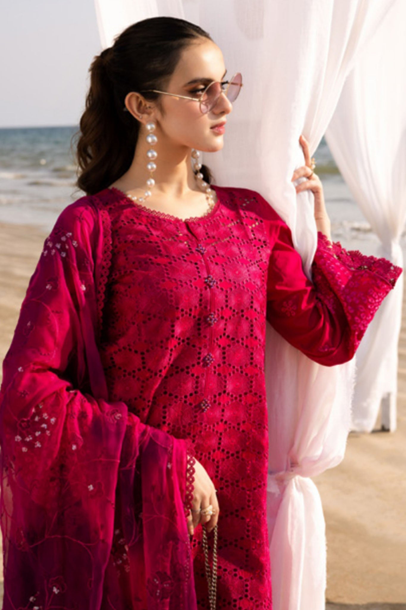 Tehzeeb By Riaz Arts Unstitched 3 Piece Emb Chikankari Lawn Vol-03 Collection'2025-TL-427