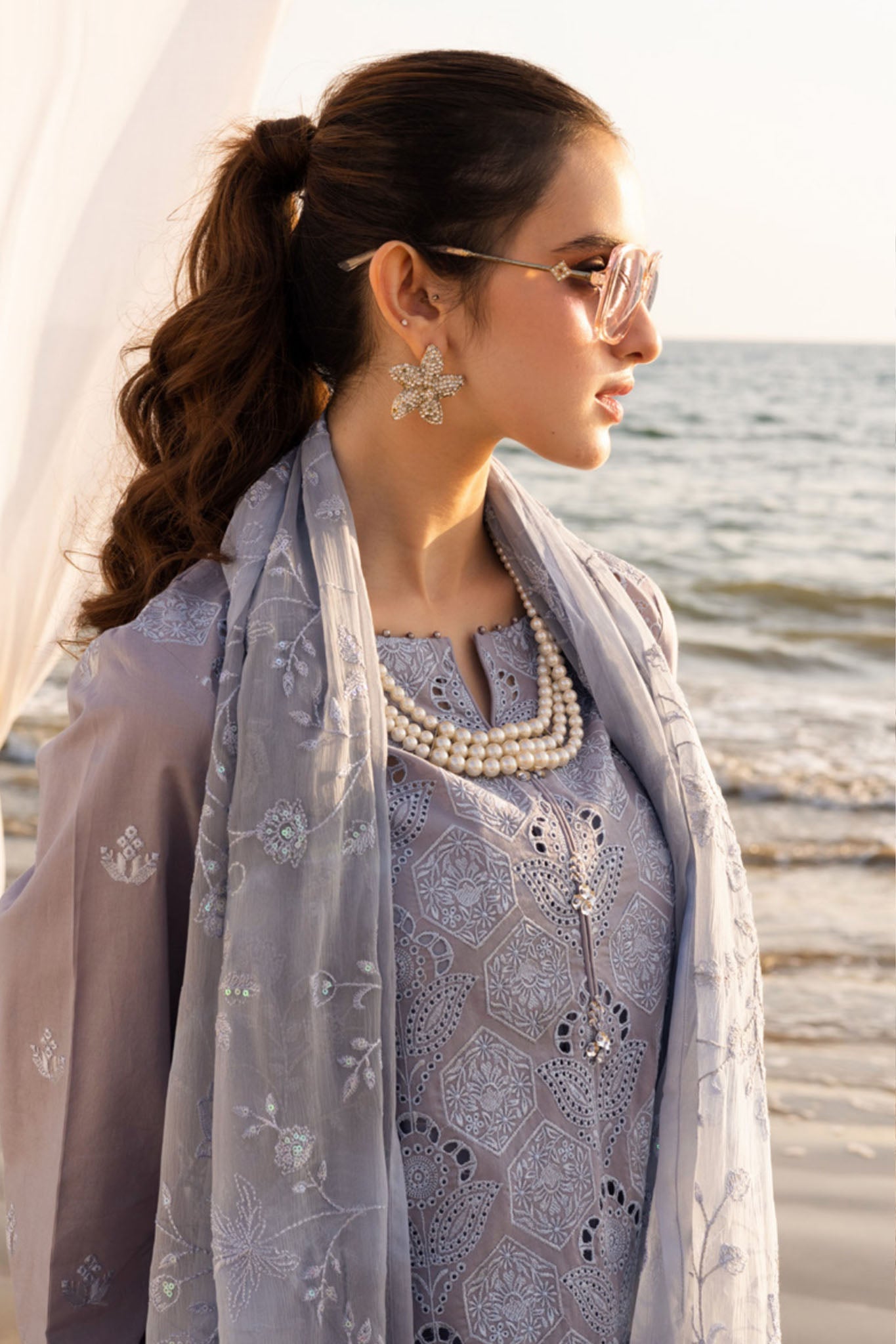 Tehzeeb By Riaz Arts Unstitched 3 Piece Emb Chikankari Lawn Vol-03 Collection'2025-TL-431