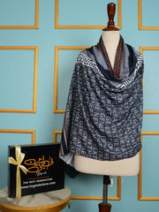 Tng By Md Men Stole Collection-Tng-Signature -Stole Grey (Men)