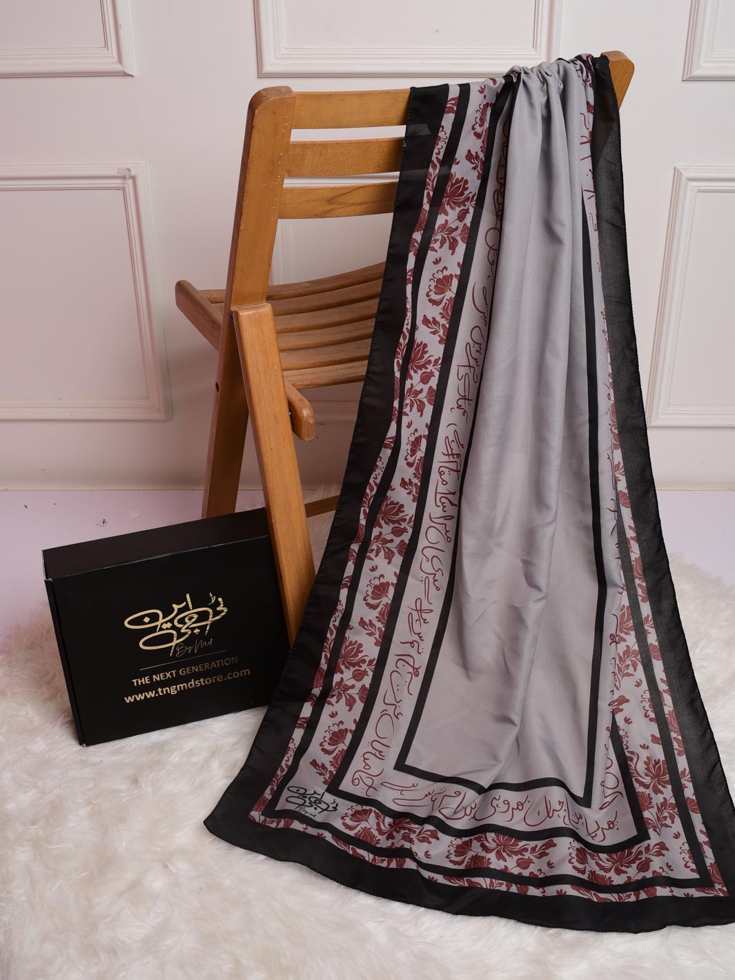 Tng By Md Odhni Collection-Chahat  (Grey)