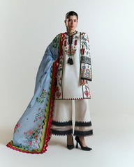 Jugnu by Hussain Rehar Unstitched 3 Piece Spring Summer Edit 2 Collection'2025-Tiya