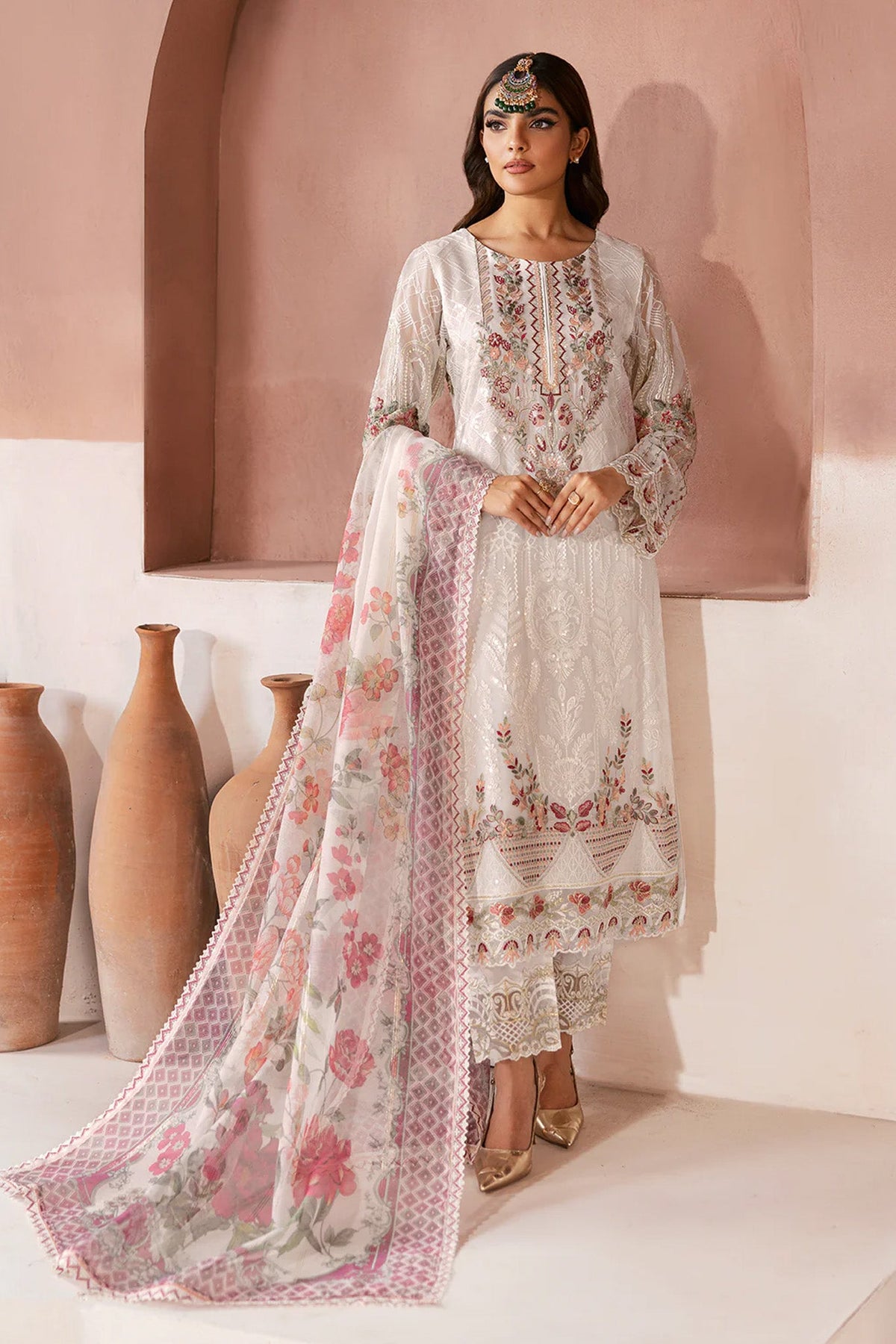 Arzoo by Ramsha Unstitched 3 Piece Chiffon Vol 01 Collection'2025-U-105