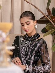 Gulaal Unstitched 3 Piece Emb Chiffon Collection'2023-Mahjabeen UC-01