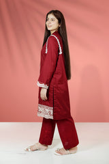 Urban Cut 2 Piece Cotton Embroidered Suit