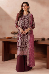 Mahrosh by Zarif Unstitched 3 Piece Formals Collection'2025-MUF-02-Samrose