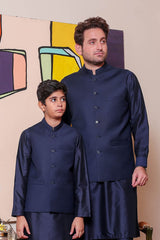 Real Image Mens Waist Coat Collection'2025-OW - 031 Blue