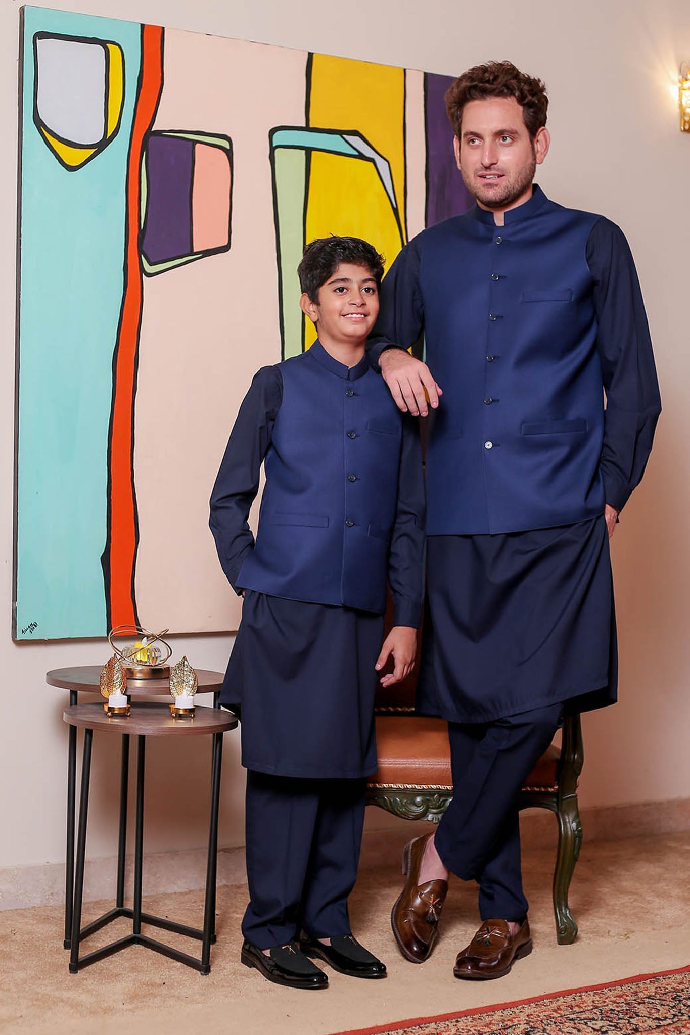 Real Image Mens Waist Coat Collection'2025-OW - 032 Royal Blue