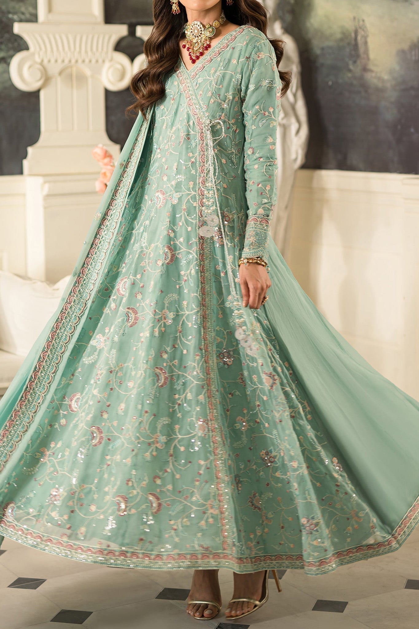 Suave By Emaan Adeel Unstitched 3 Piece Luxury Formals Collection'2024-SU-08-Azlin