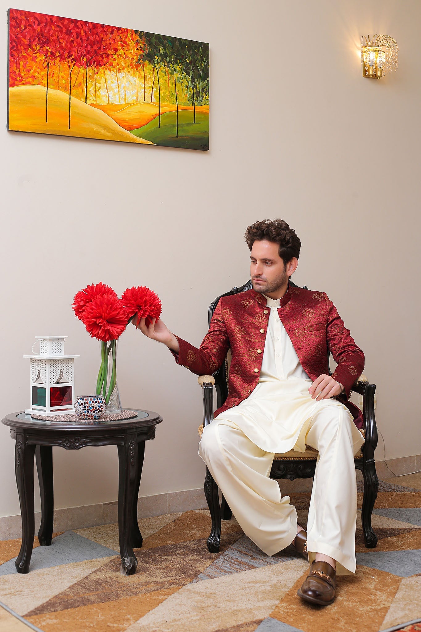 Real Image Mens Prince Coat Collection'2025-OPC-001
