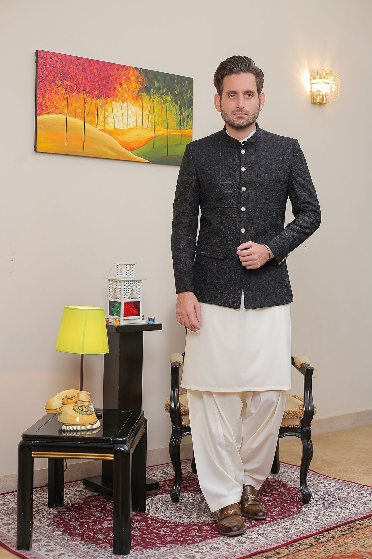 Real Image Mens Prince Coat Collection'2025-OPC-015