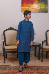 Real Image Kids Kurta Shalwar Collection-KS-489 Slim Fit Green