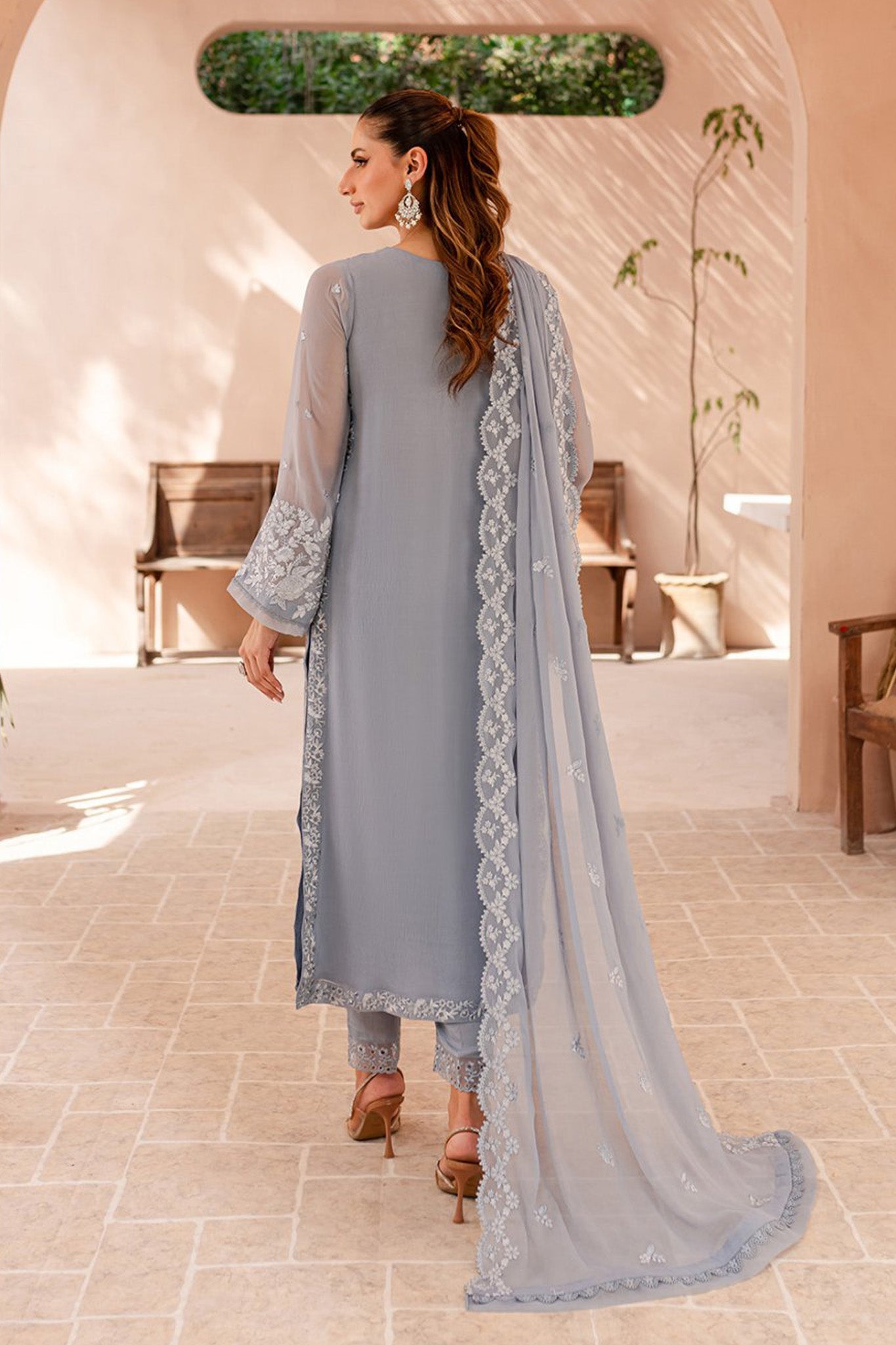 Ensembles By Azure Unstitched 3 Piece Festive Formals Eid Edit Collection'2024-03-Moon Whisper