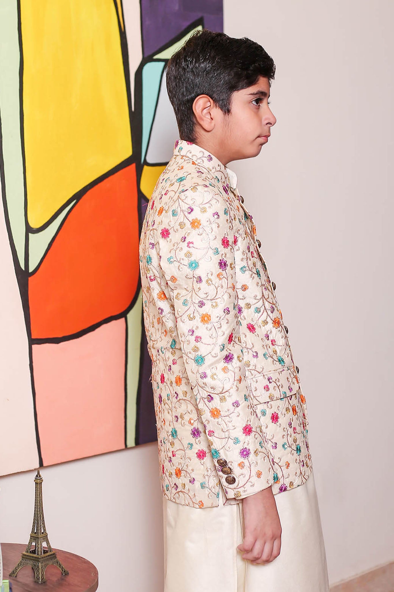 Real Image Kids Waist Coat Collection'2025-OKPC-017 Smart Fit Multi