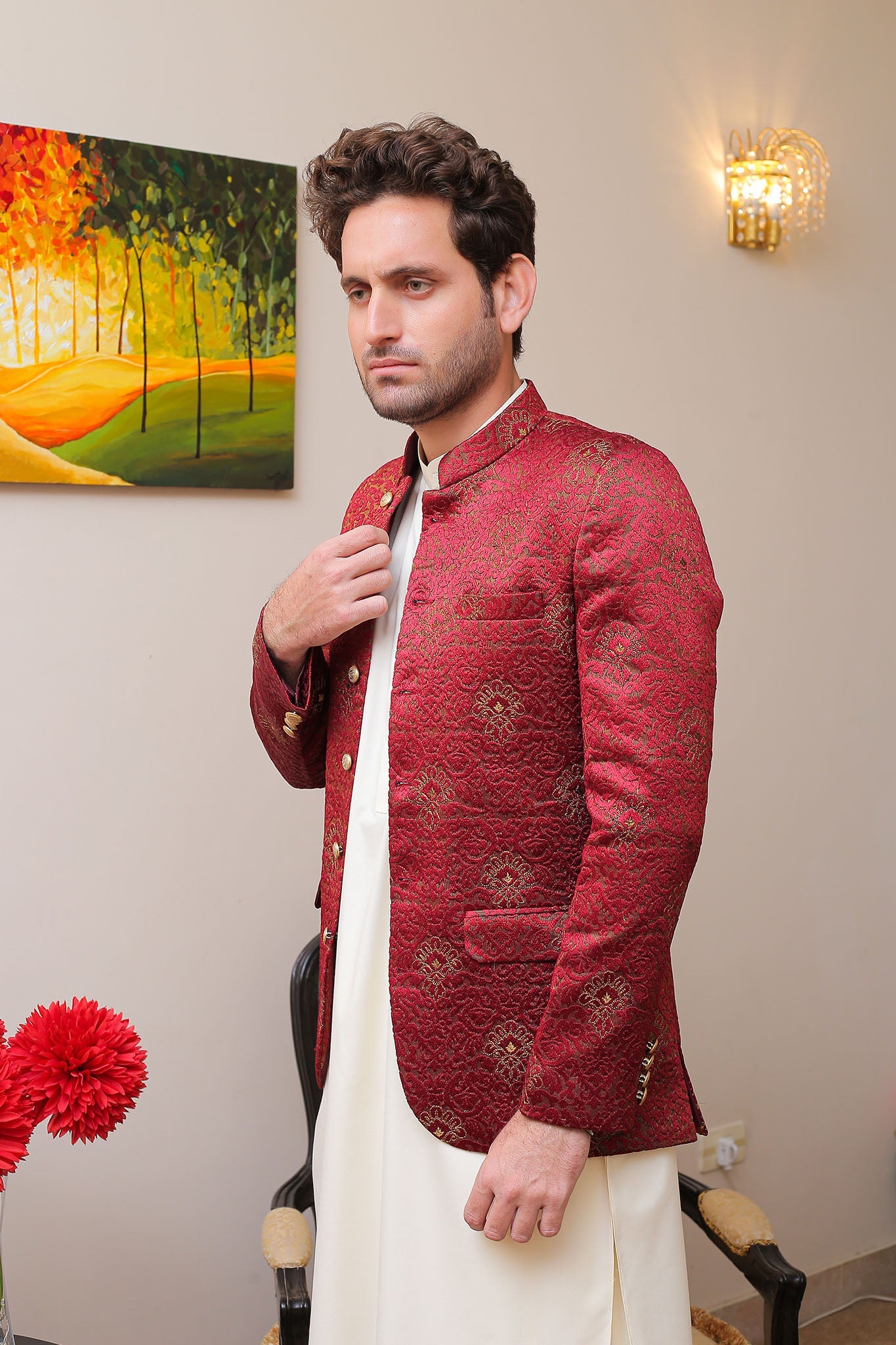 Real Image Mens Prince Coat Collection'2025-OPC-001
