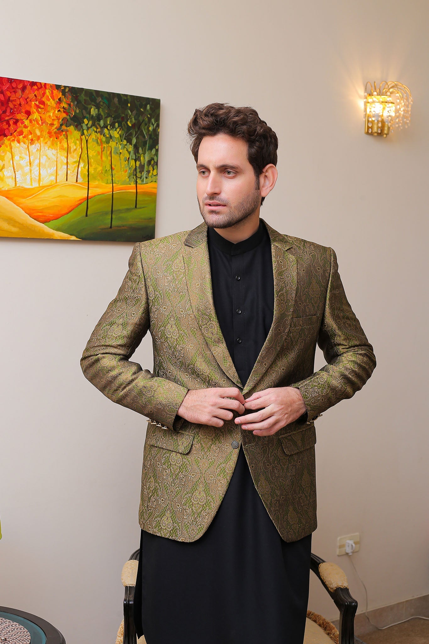 Real Image Mens Wedding Coat Collection'2025-OC-010