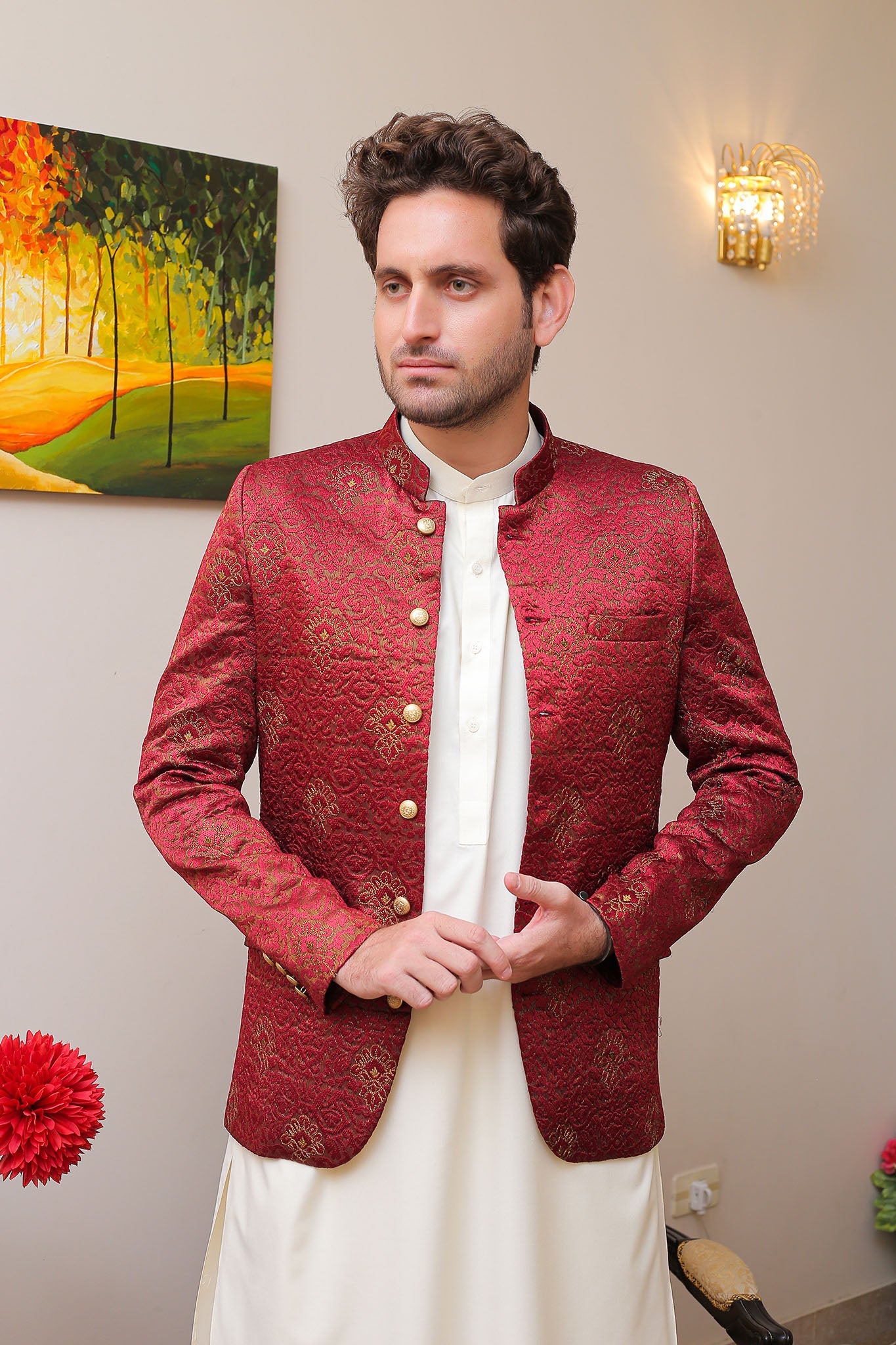 Real Image Mens Prince Coat Collection'2025-OPC-001