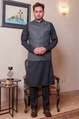 Real Image Mens Waist Coat Collection'2025-OW - 028 Grey