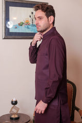 Real Image Mens Waist Coat Collection'2025-OW - 038A Burgundy