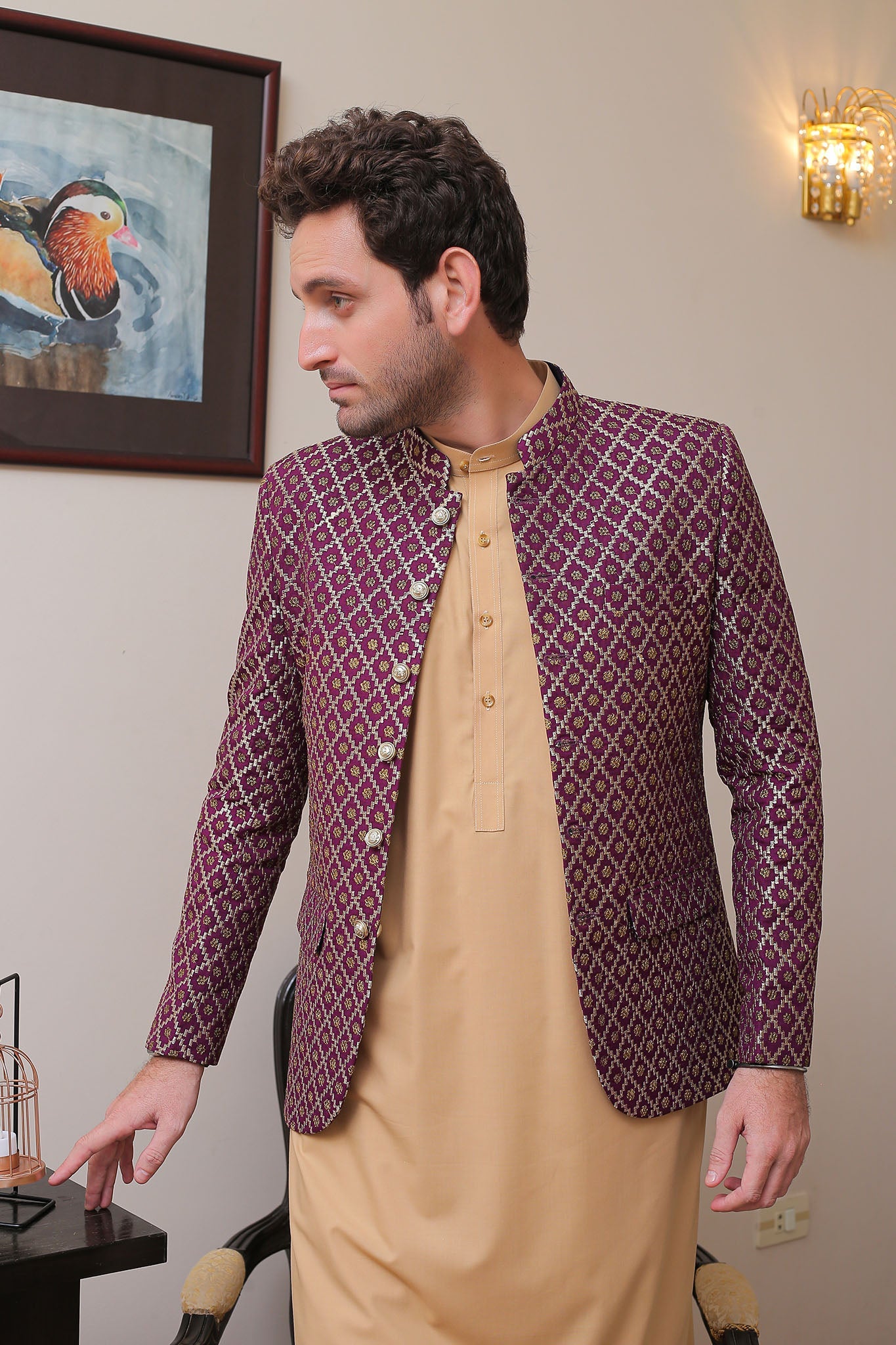 Real Image Mens Prince Coat Collection'2025-OPC-013