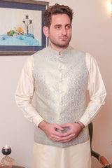 Real Image Mens Waist Coat Collection'2025-OW - 041 Ice Blue