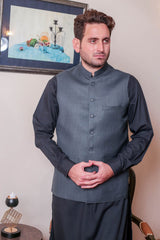 Real Image Mens Waist Coat Collection'2025-OW - 028 Grey