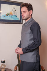 Real Image Mens Waist Coat Collection'2025-OW - 029 Grey