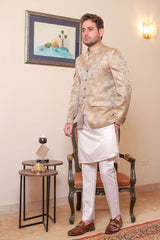 Real Image Mens Prince Coat Collection'2025-OPC - 005 Gold