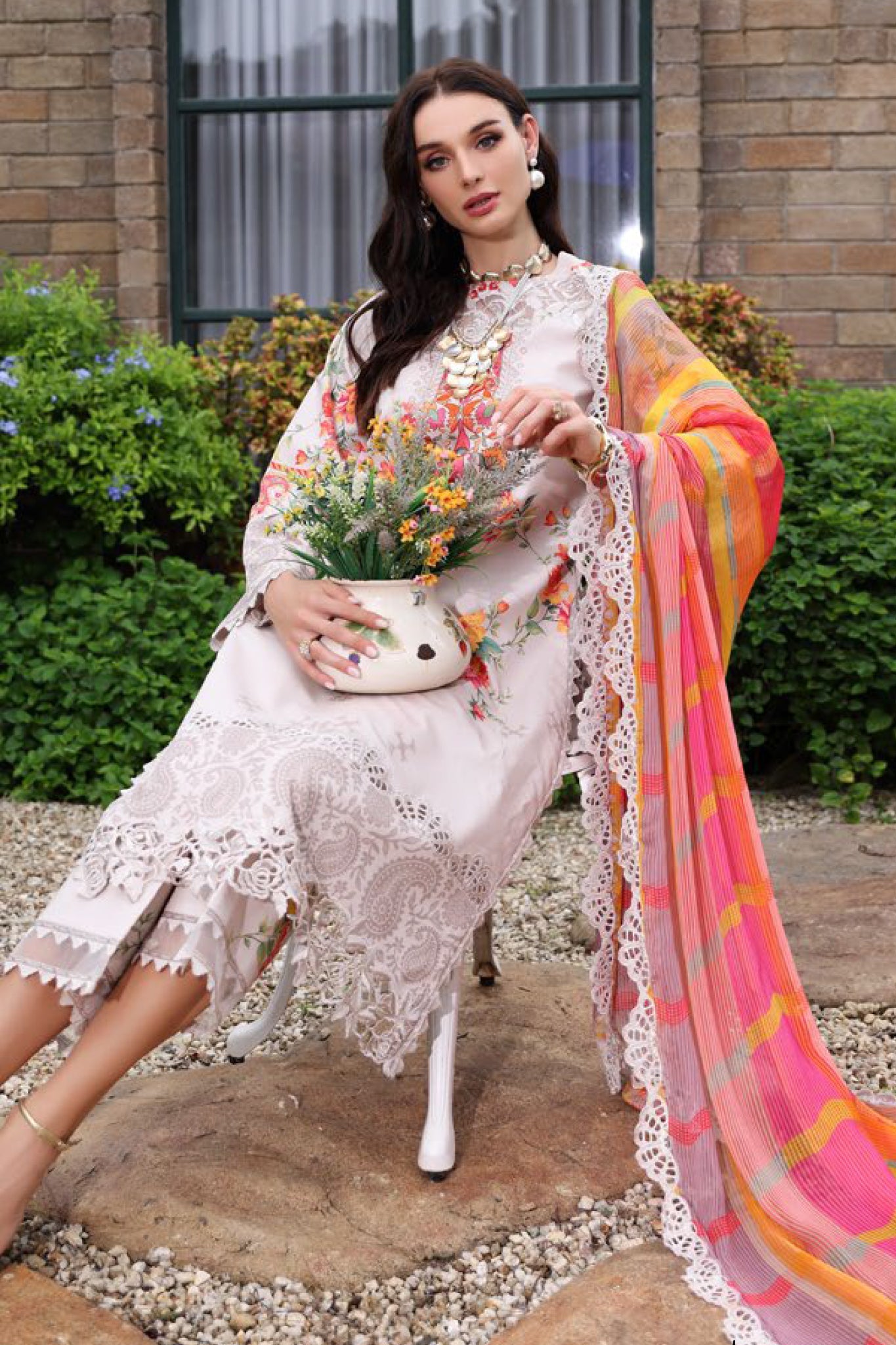 Rang-E-Bahar By Charizma Unstitched 3 Piece Emb Lawn Eid Edit Collection-CRB5-07