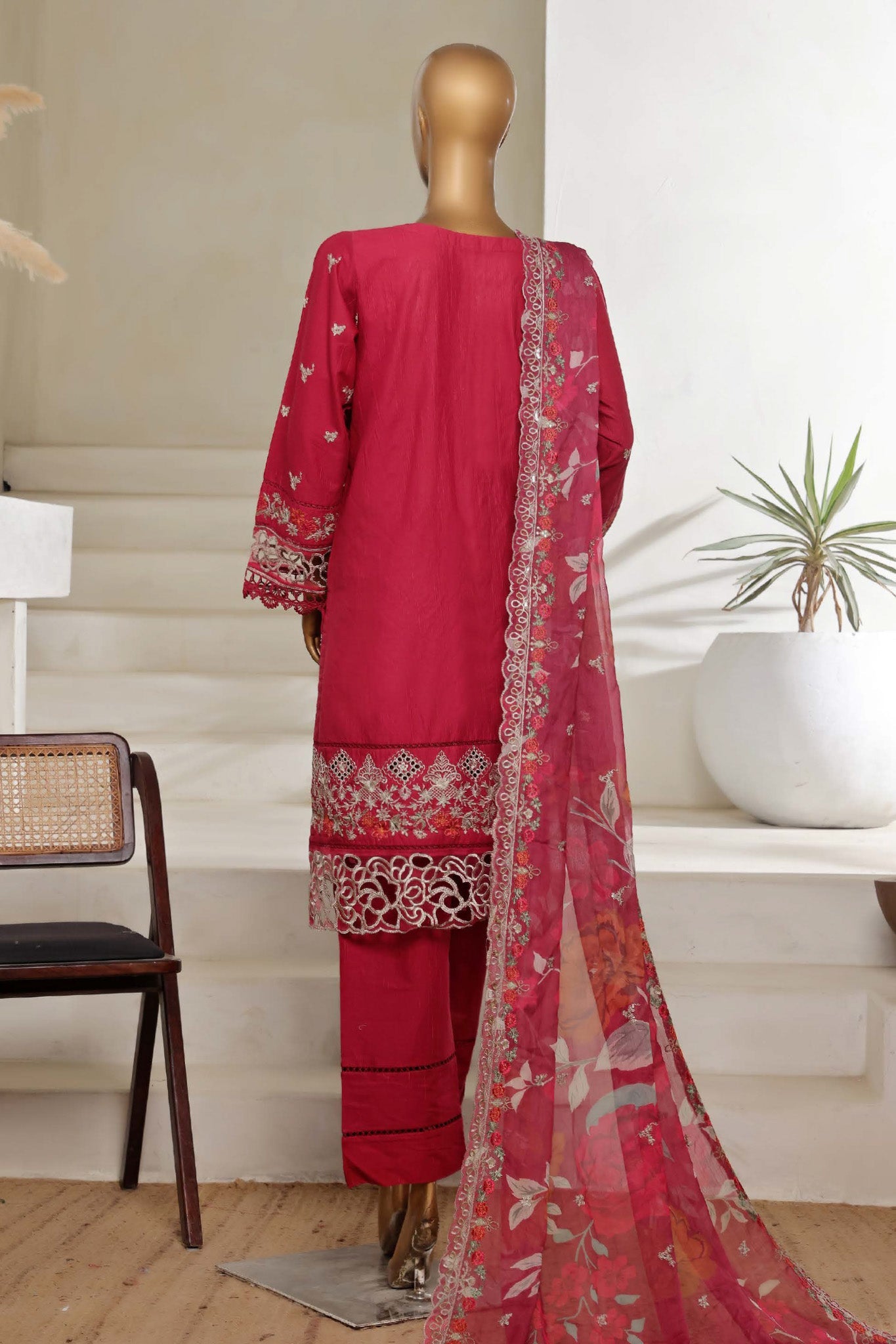 Sada Bahar Stitched 3 Piece Luxury Emb Spring Vol-05 Collection'2025-MK-32-Atishi