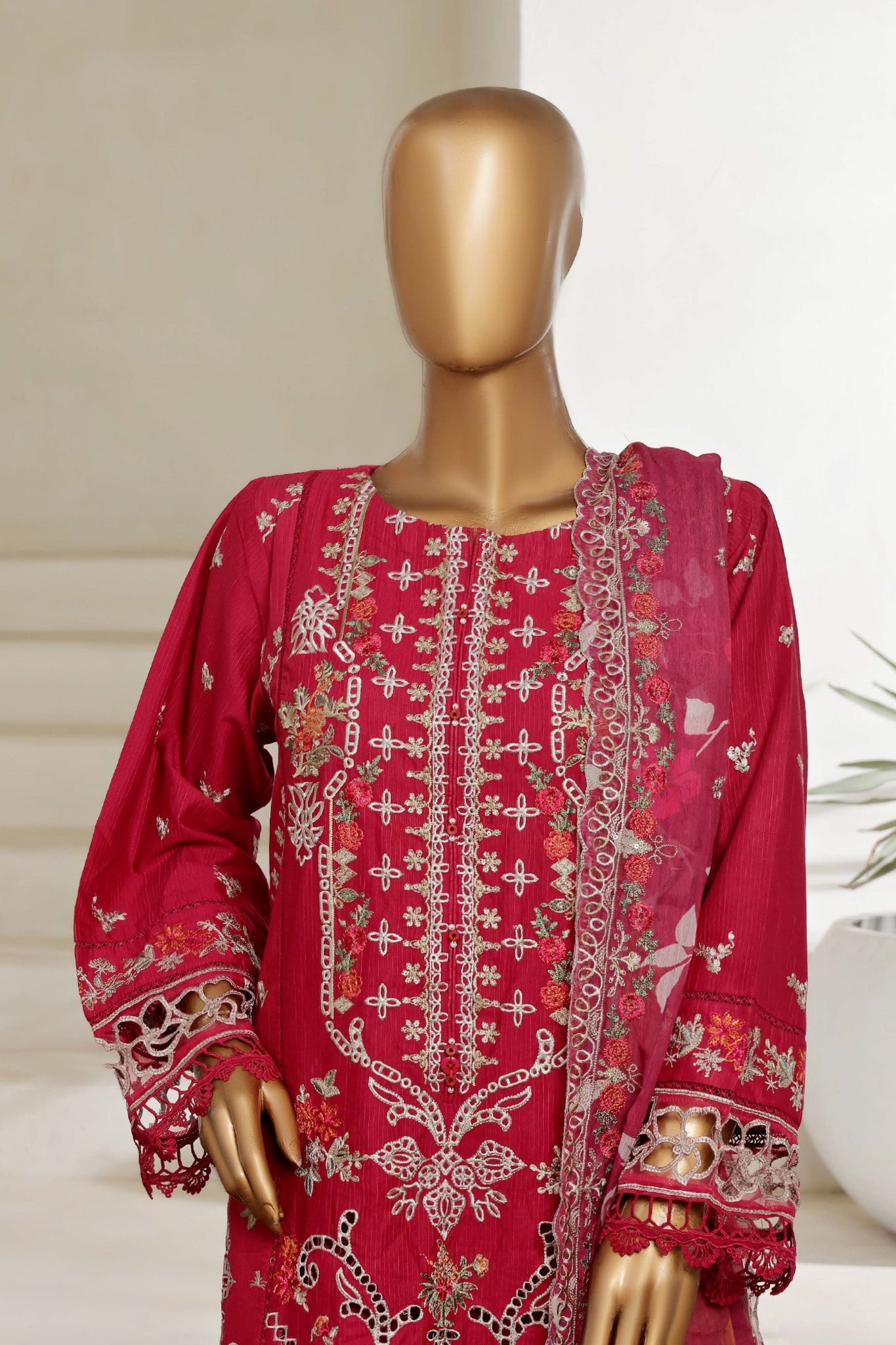 Sada Bahar Stitched 3 Piece Luxury Emb Spring Vol-05 Collection'2025-MK-32-Atishi