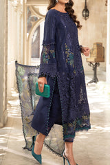 Maria B Unstitched 3 Piece Luxury Emb Lawn Eid 2 Collection'2024-ML-09