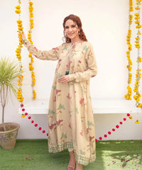 Dhaga Stitched 1 Piece Jacquard Frocks 2025-Uraan