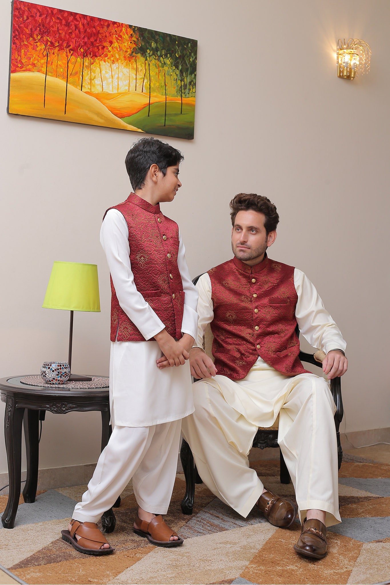 Real Image Kids Waist Coat Collection'2025-OKW-001 Smart Fit