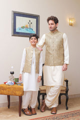 Real Image Kids Waist Coat Collection'2025-OKW-004 Smart Fit