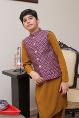 Real Image Kids Waist Coat Collection'2025-OKW-013 Smart Fit