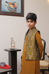 Real Image Kids Waist Coat Collection'2025-OKW-006 Smart Fit