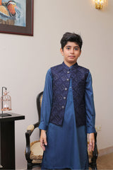 Real Image Kids Waist Coat Collection'2025-OKW-008 Smart Fit