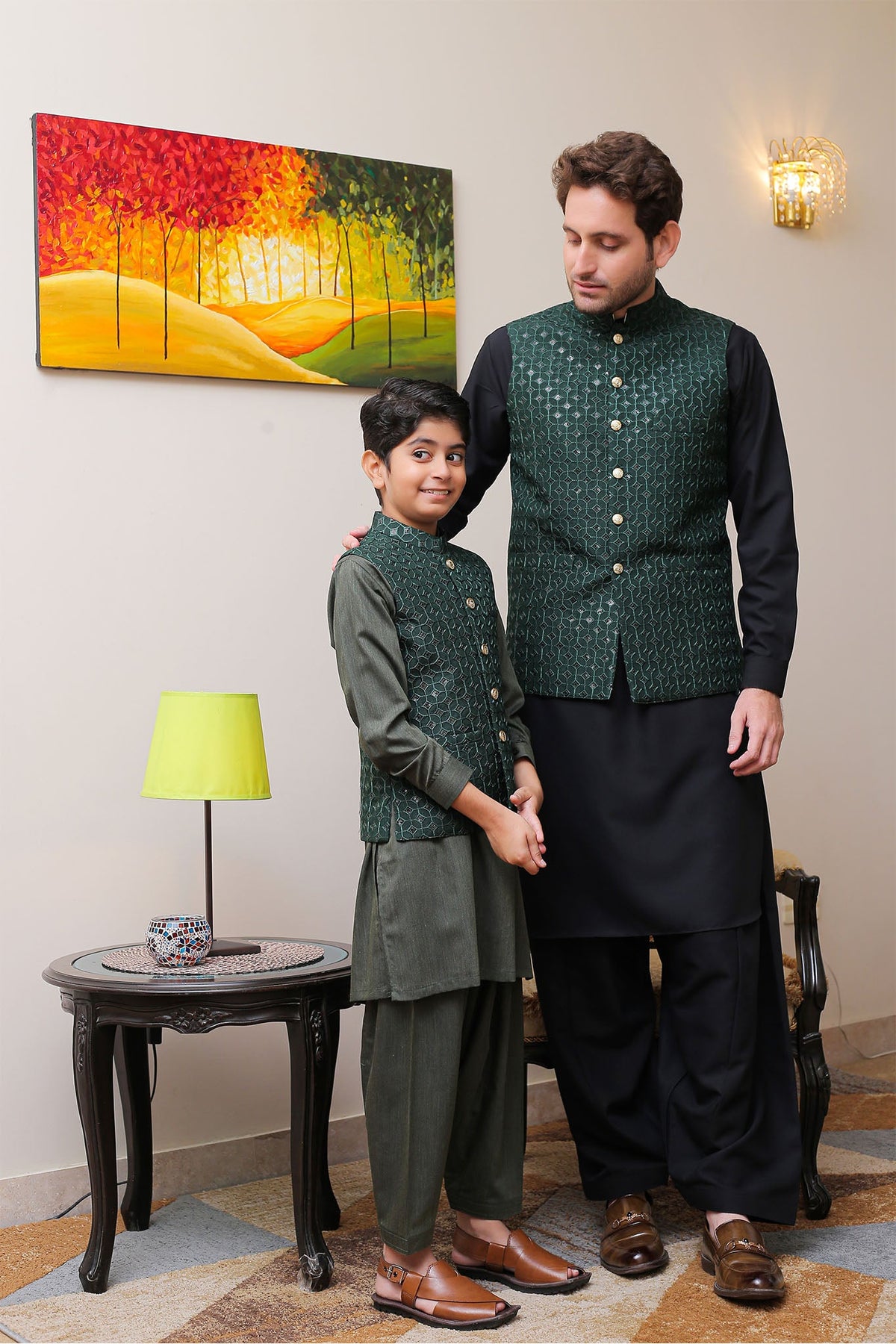 Real Image Kids Waist Coat Collection'2025-OKW-009 Smart Fit