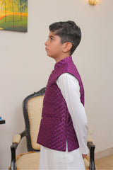 Real Image Kids Waist Coat Collection'2025-OKW-018 Smart Fit