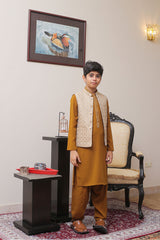 Real Image Kids Waist Coat Collection'2025-OKW-011 Smart Fit